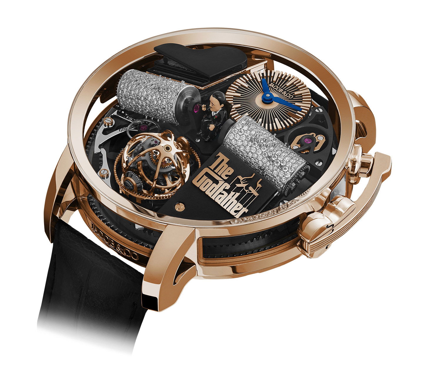 Opera Grandfather with Diamond Barrels