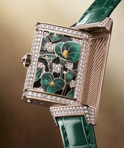 Alternative view of Reverso One Precious Flowers Green Arums