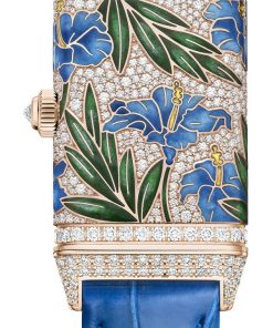Alternative view of Reverso One Precious Flowers – Hibiscus Diamonds