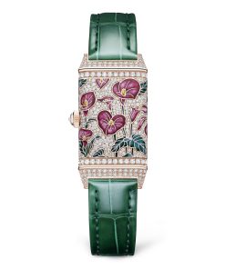 Alternative view of Reverso One Precious Flowers Purple Arums