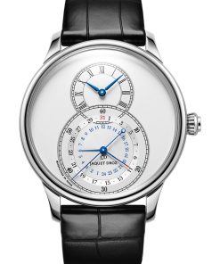 Grande Seconde Dual Time Silver
