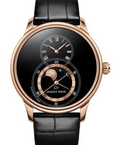 Grande Seconde Moon Black Enamel