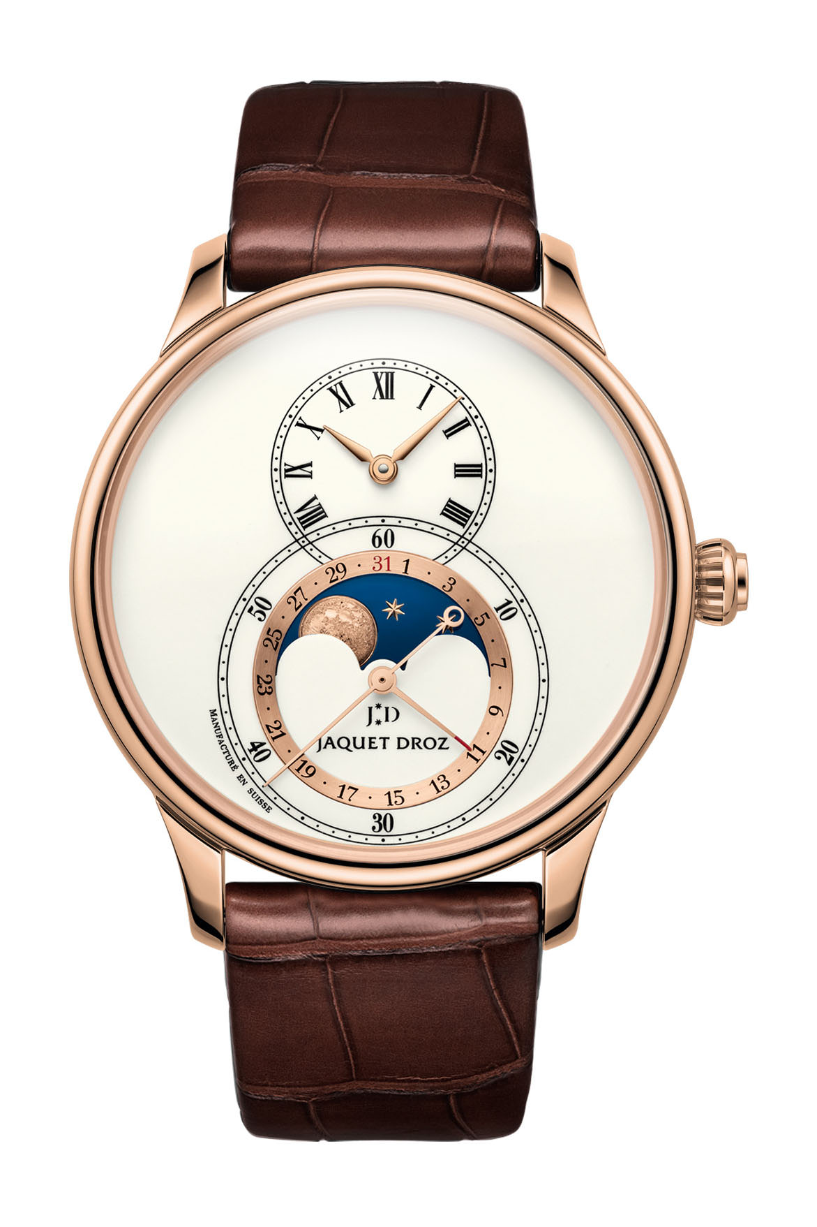 Grande Seconde Moon Ivory Enamel