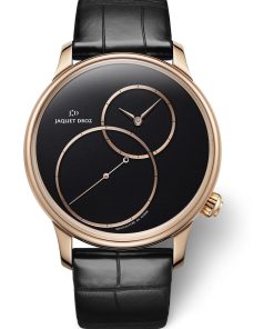 Grande Seconde Off-Centered Black Jade