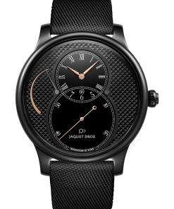 Grande Seconde Power Reserve Black Ceramic Clous De Paris