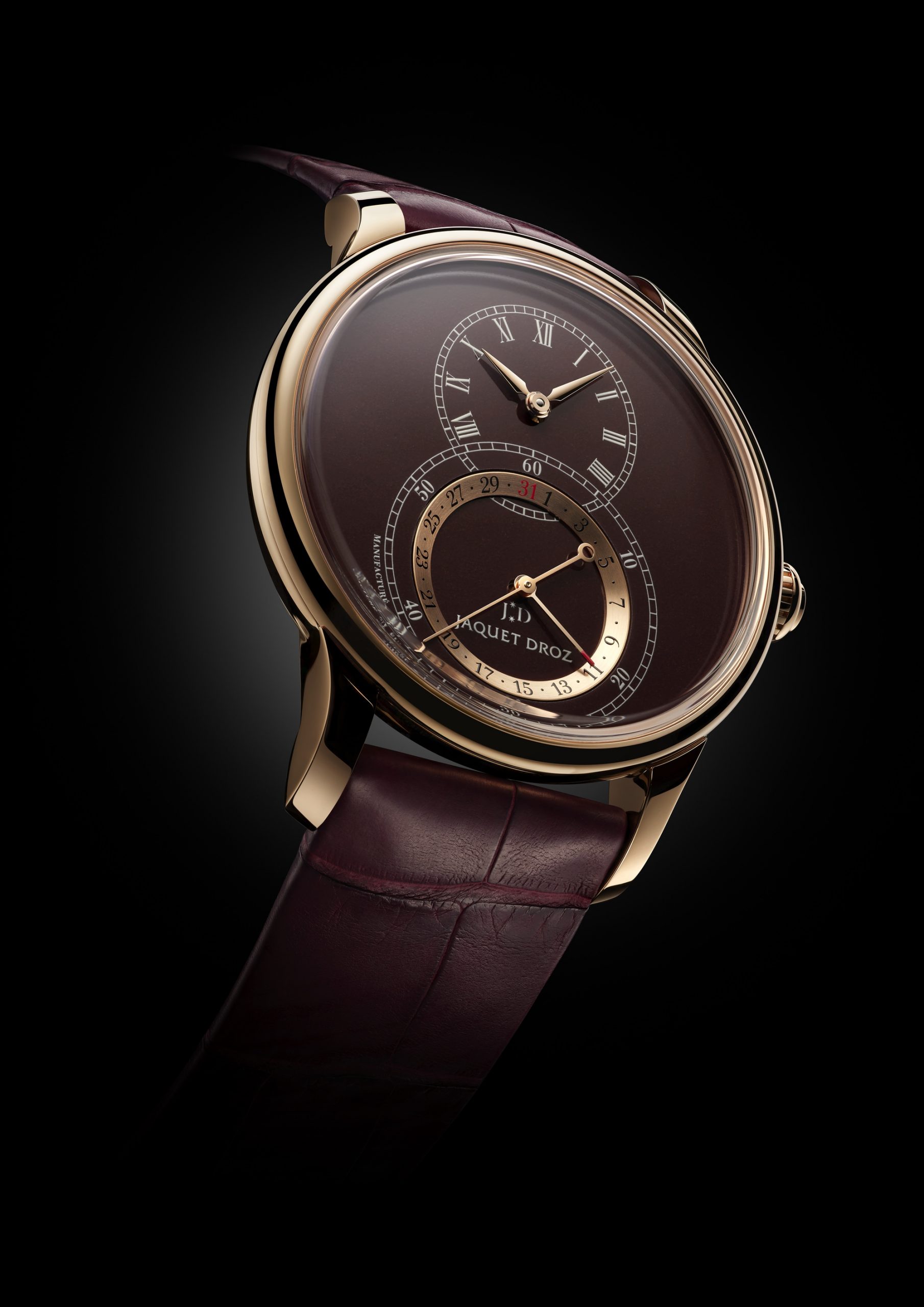 Grande Seconde Quantieme Burgundy Enamel - Image 3