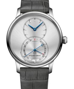 Grande Seconde Quantième Satin-brushed Gray