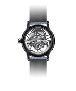 Alternative view of Grande Seconde Skelet-One Black Ceramic Sky Blue