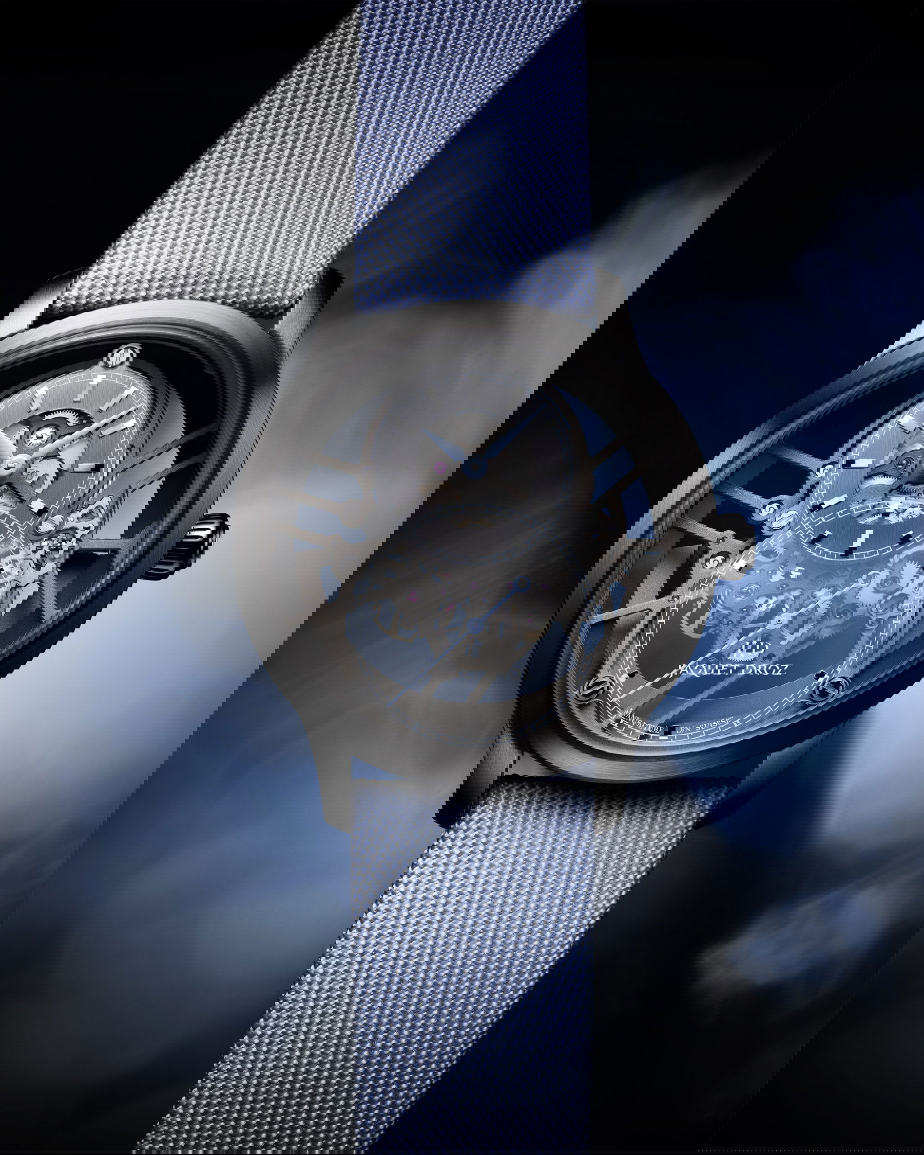 Grande Seconde Skelet-One Black Ceramic Sky Blue - Image 3