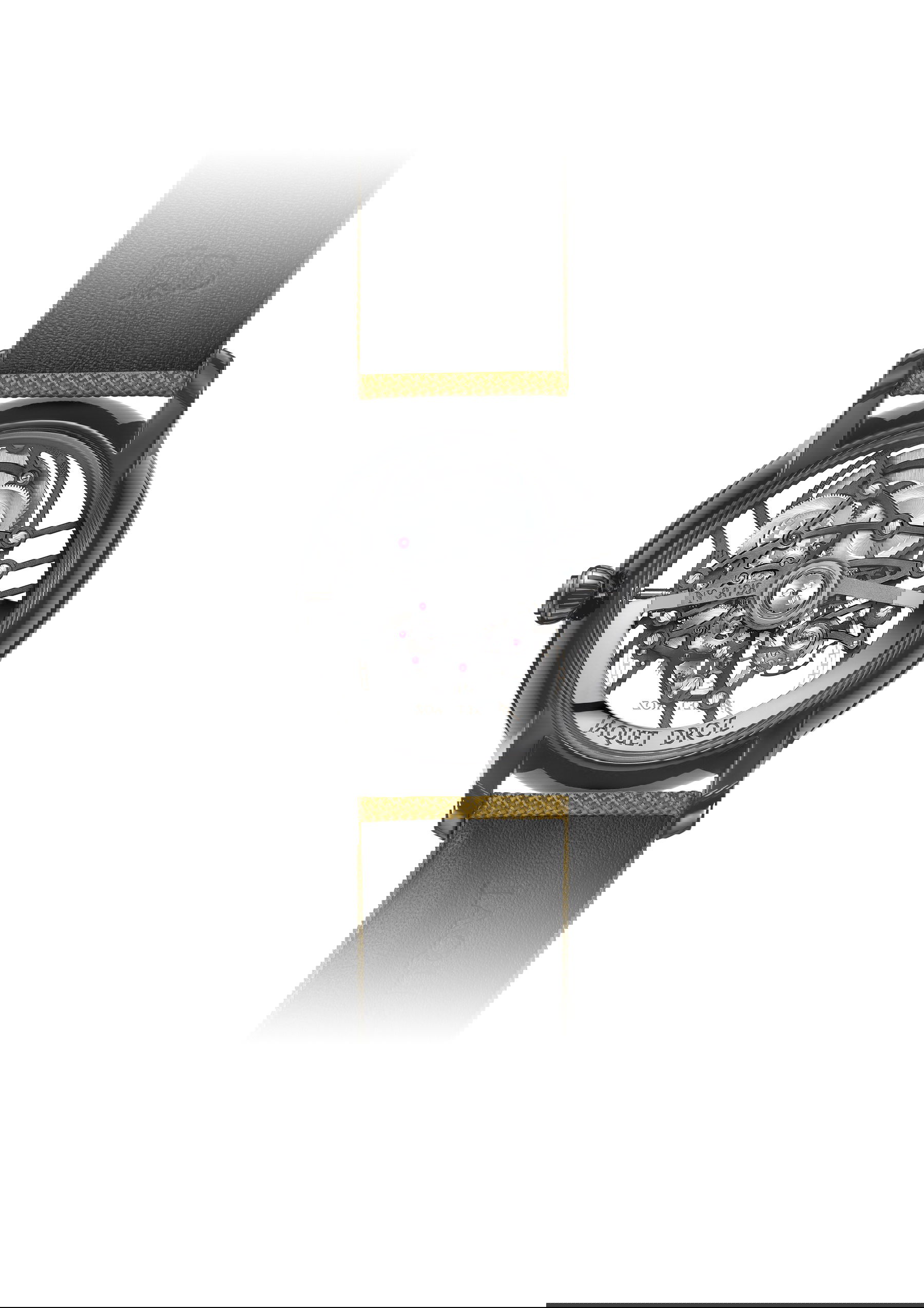 Grande Seconde Skelet-One Black Ceramic Yellow - Image 2