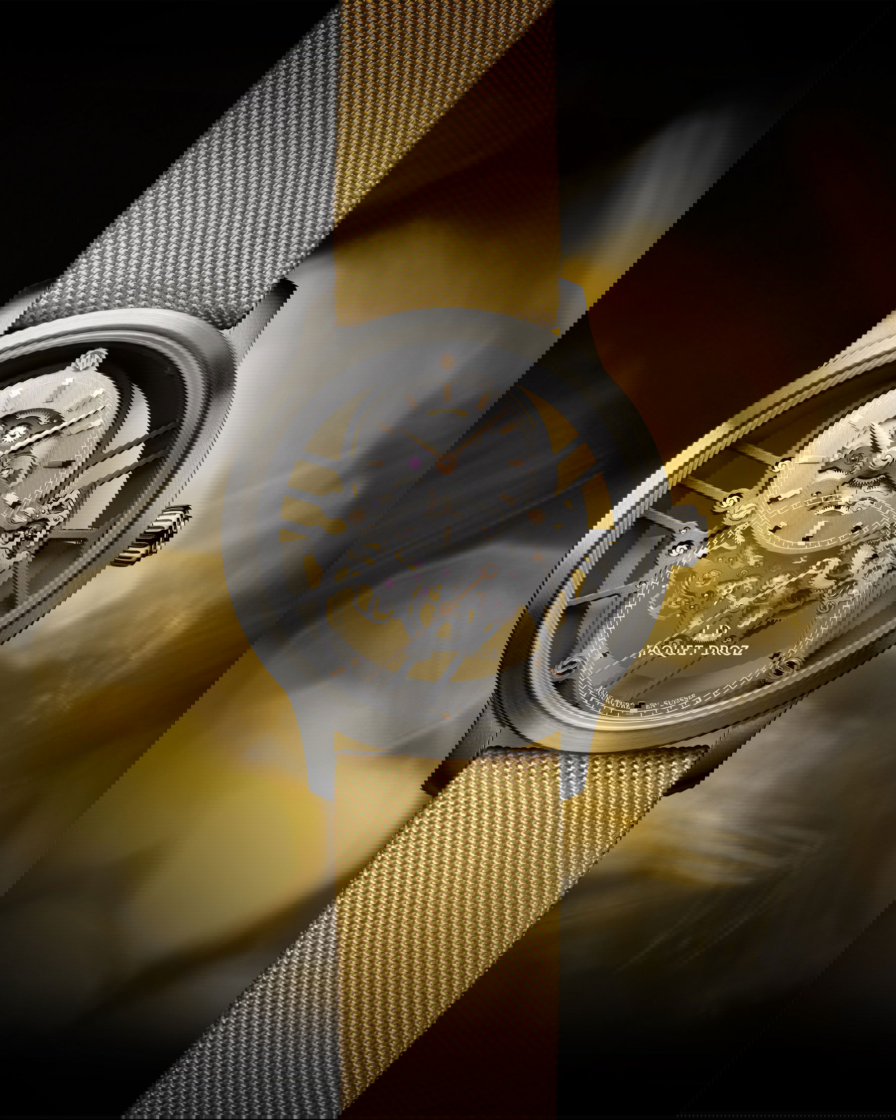 Grande Seconde Skelet-One Black Ceramic Yellow - Image 3