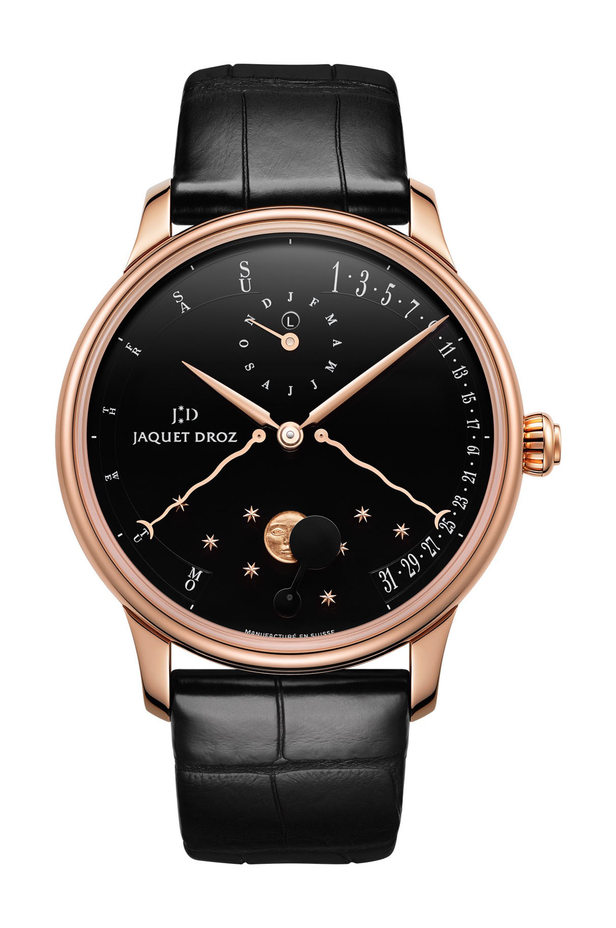 Perpetual Calendar Éclipse Black Enamel