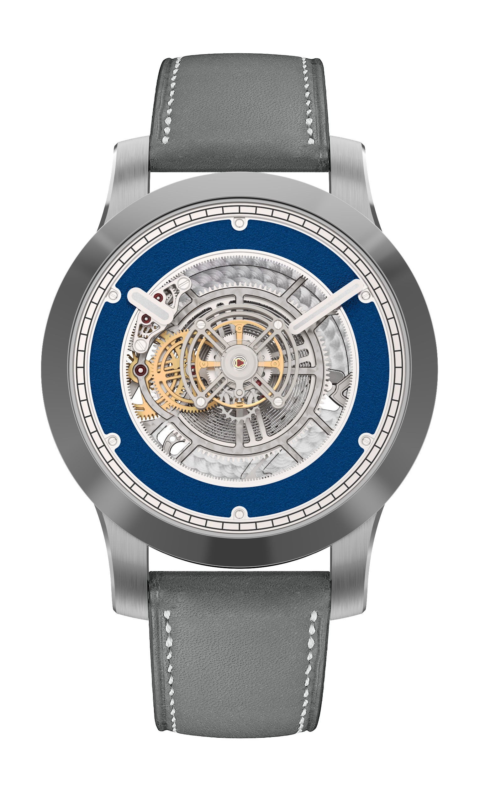 KS 06 Central Floating Tourbillon Titanium Blue