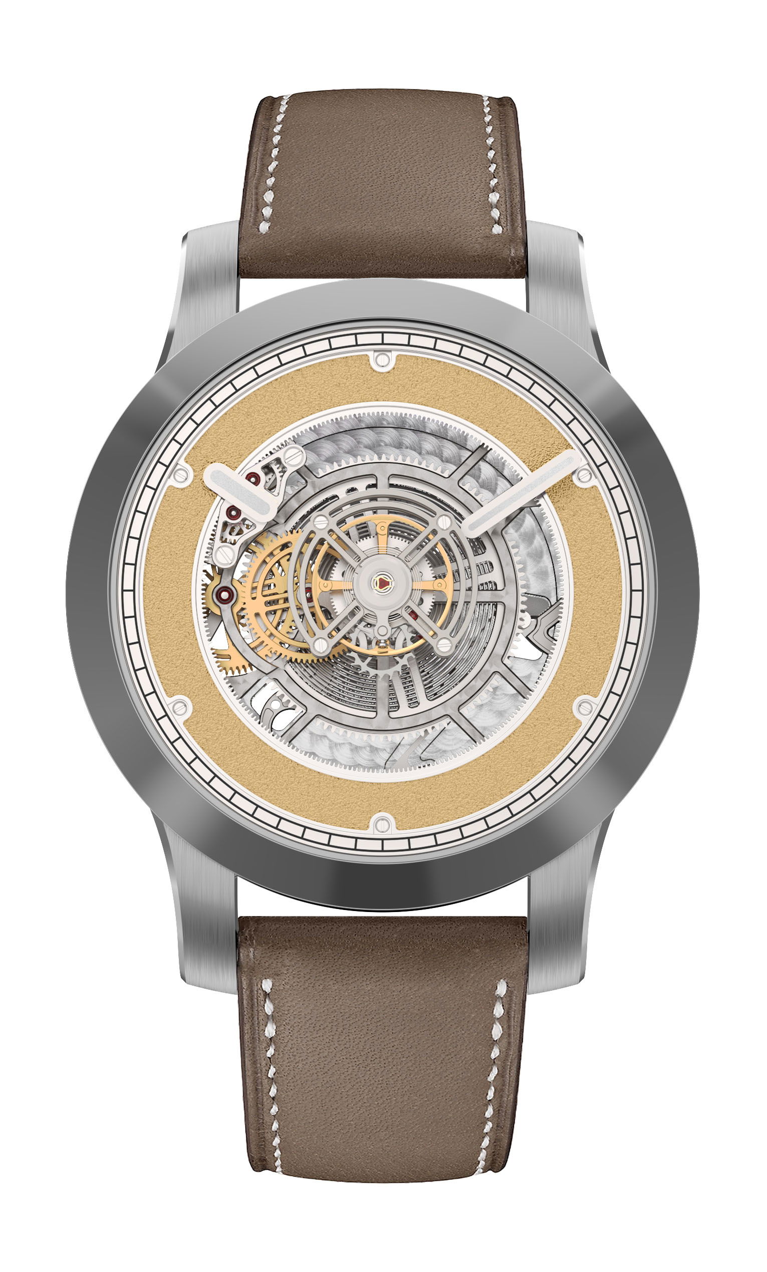 KS 06 Central Floating Tourbillon Titanium Gold