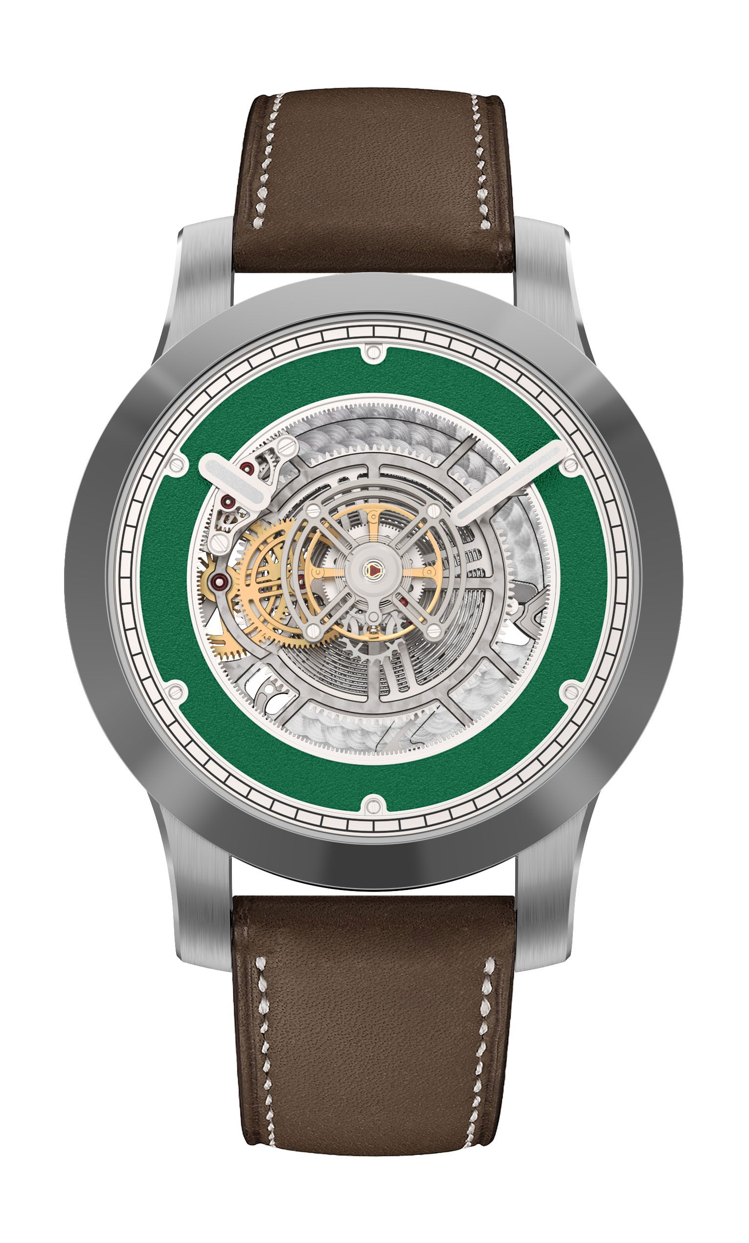 KS 06 Central Floating Tourbillon Titanium Green