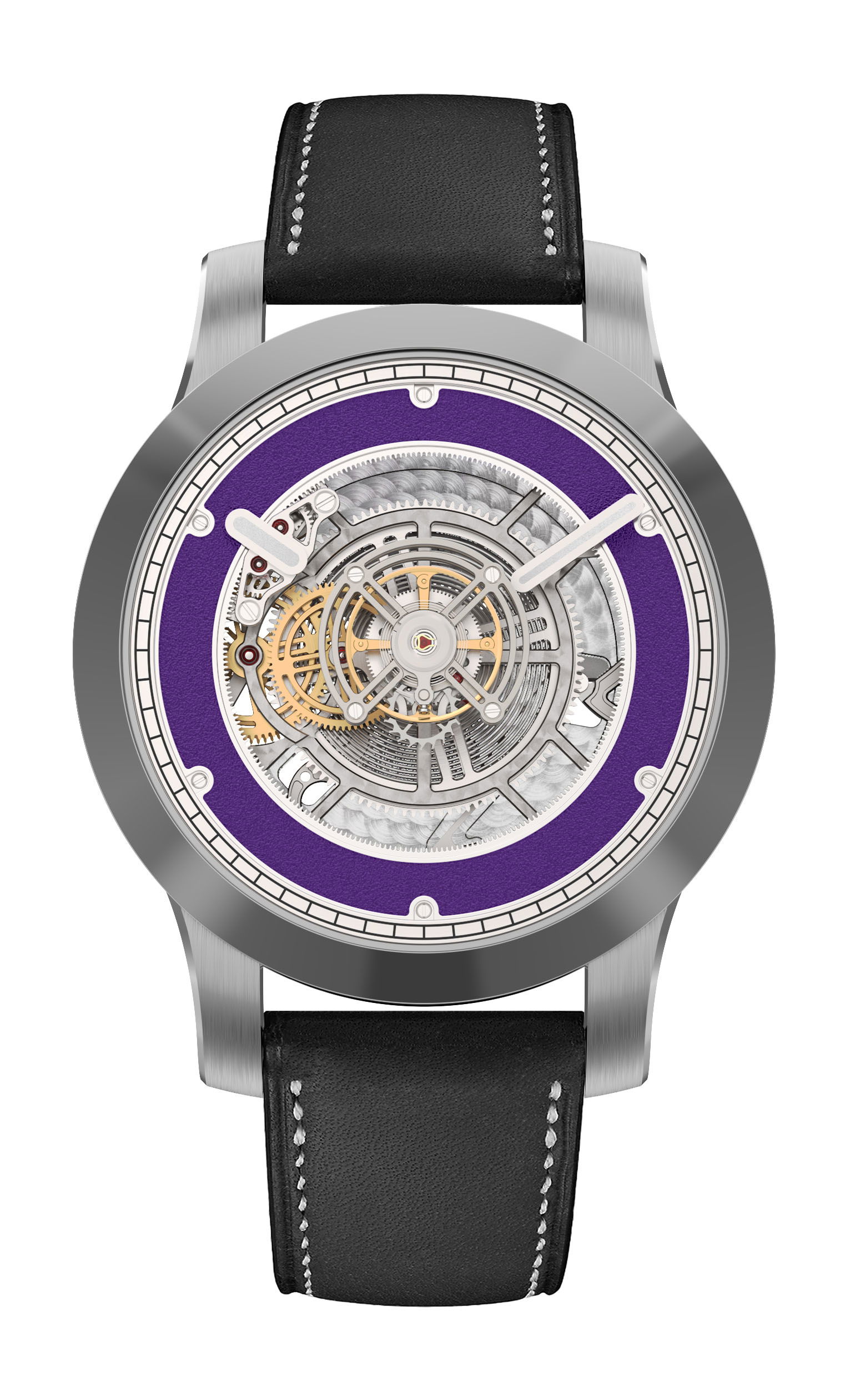KS 06 Central Floating Tourbillon Titanium Purple
