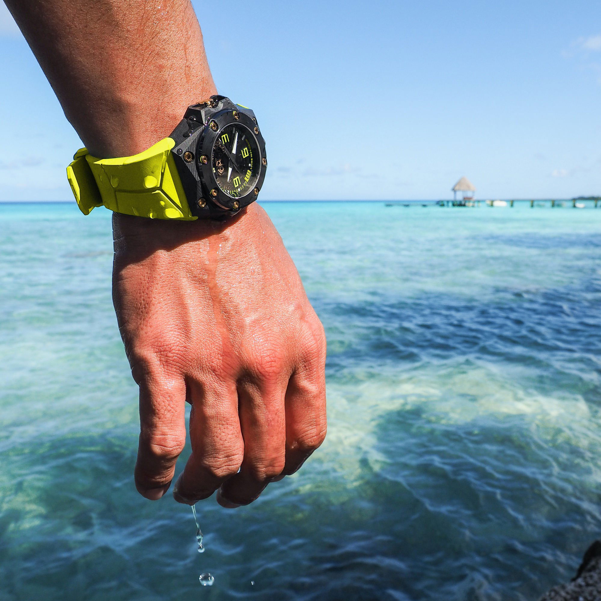 Oktopus Double Date 3DTP Carbon Yellow - Image 3