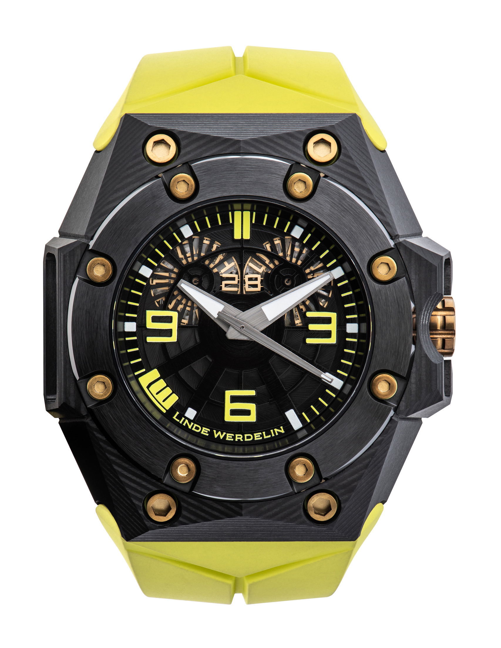 Oktopus Double Date 3DTP Carbon Yellow