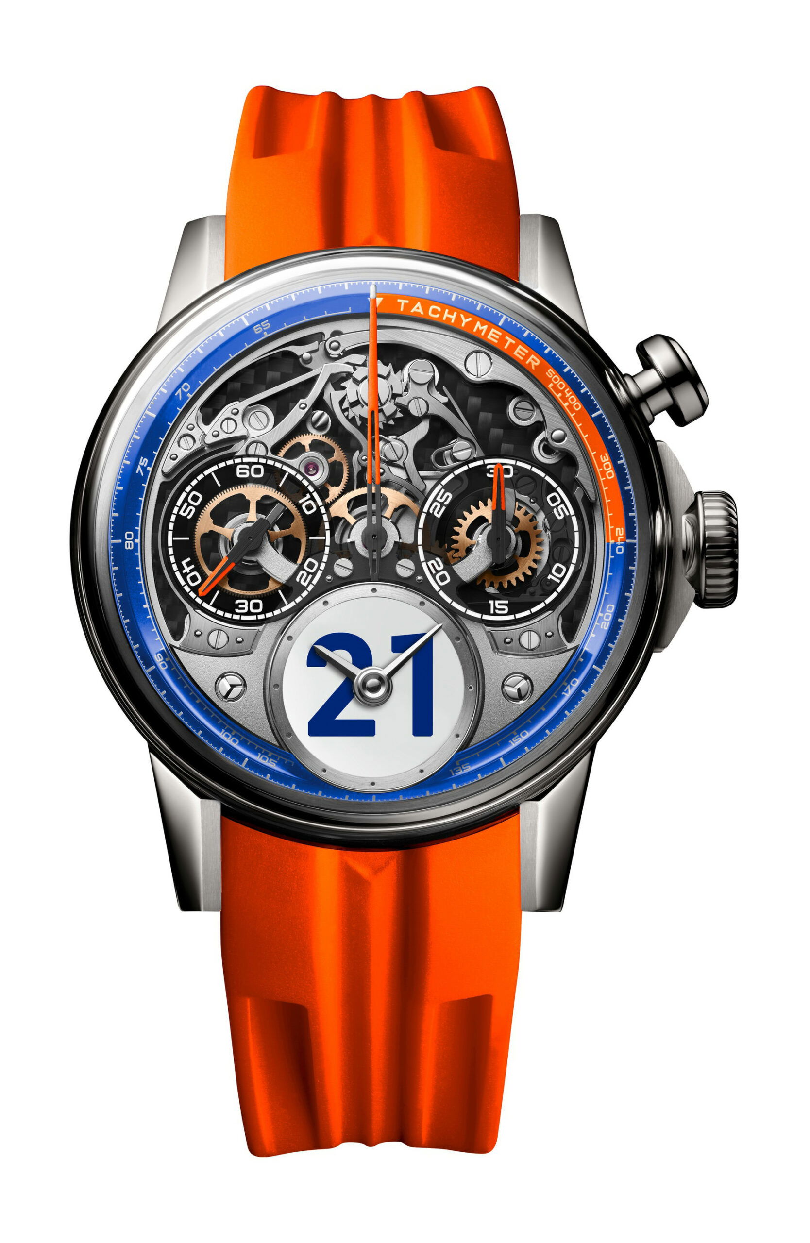 Time to Race Orange Papaya