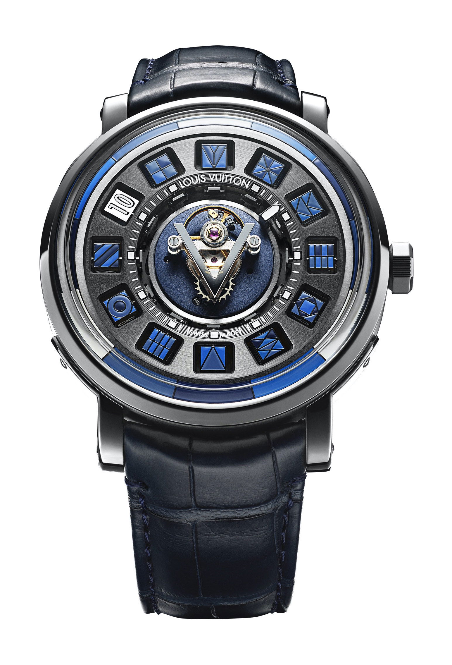 Escale Spin Time Tourbillon Central Blue