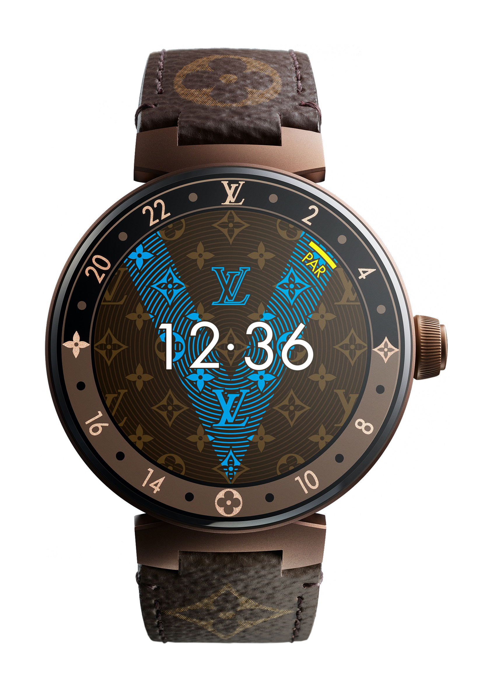 Tambour Horizon Monogram Brown