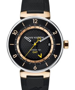 Tambour Moon GMT Black, Or Rose et Acier