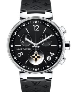 Tambour Moon Star Chronograph Black