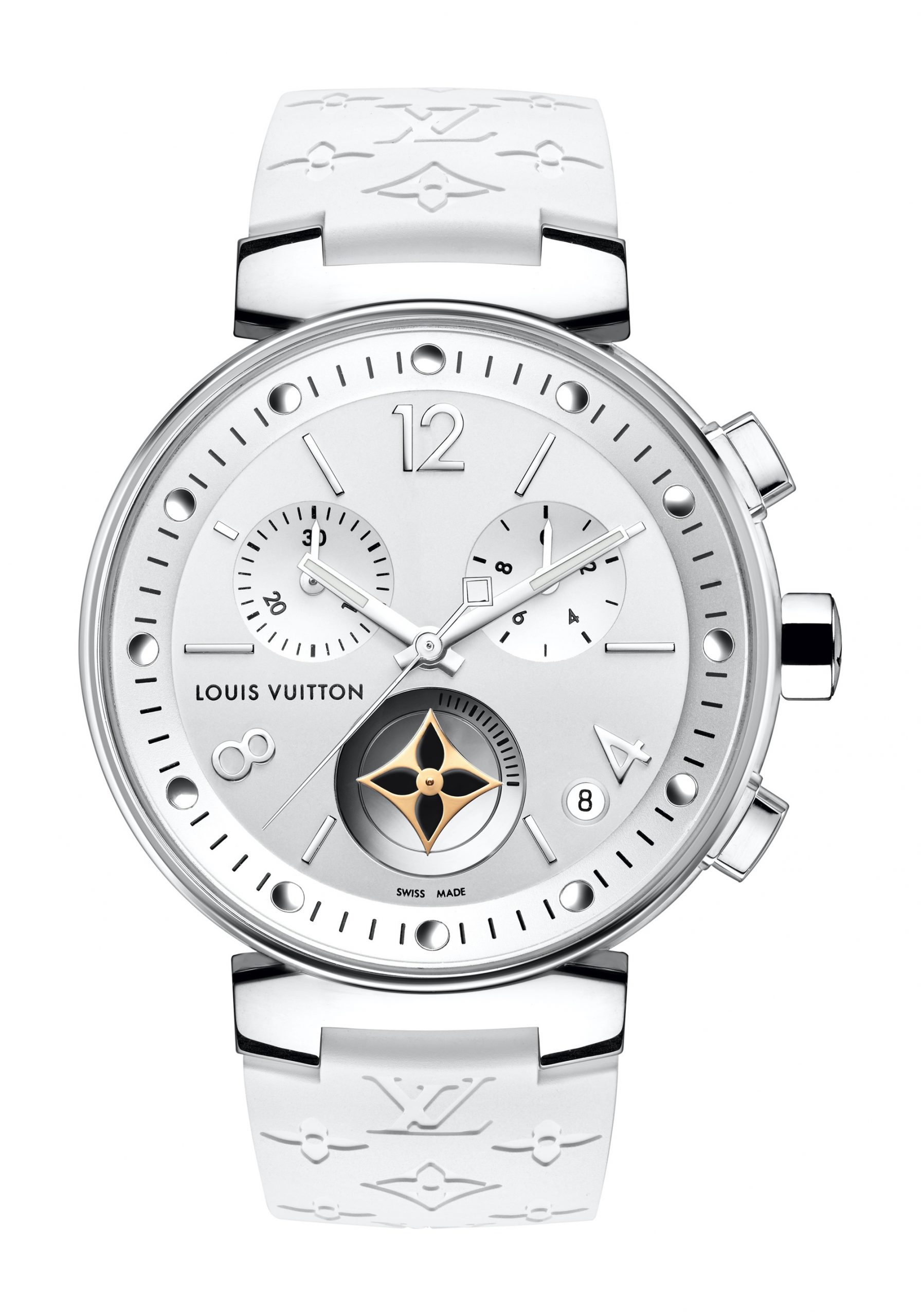 Tambour Moon Star Chronograph White
