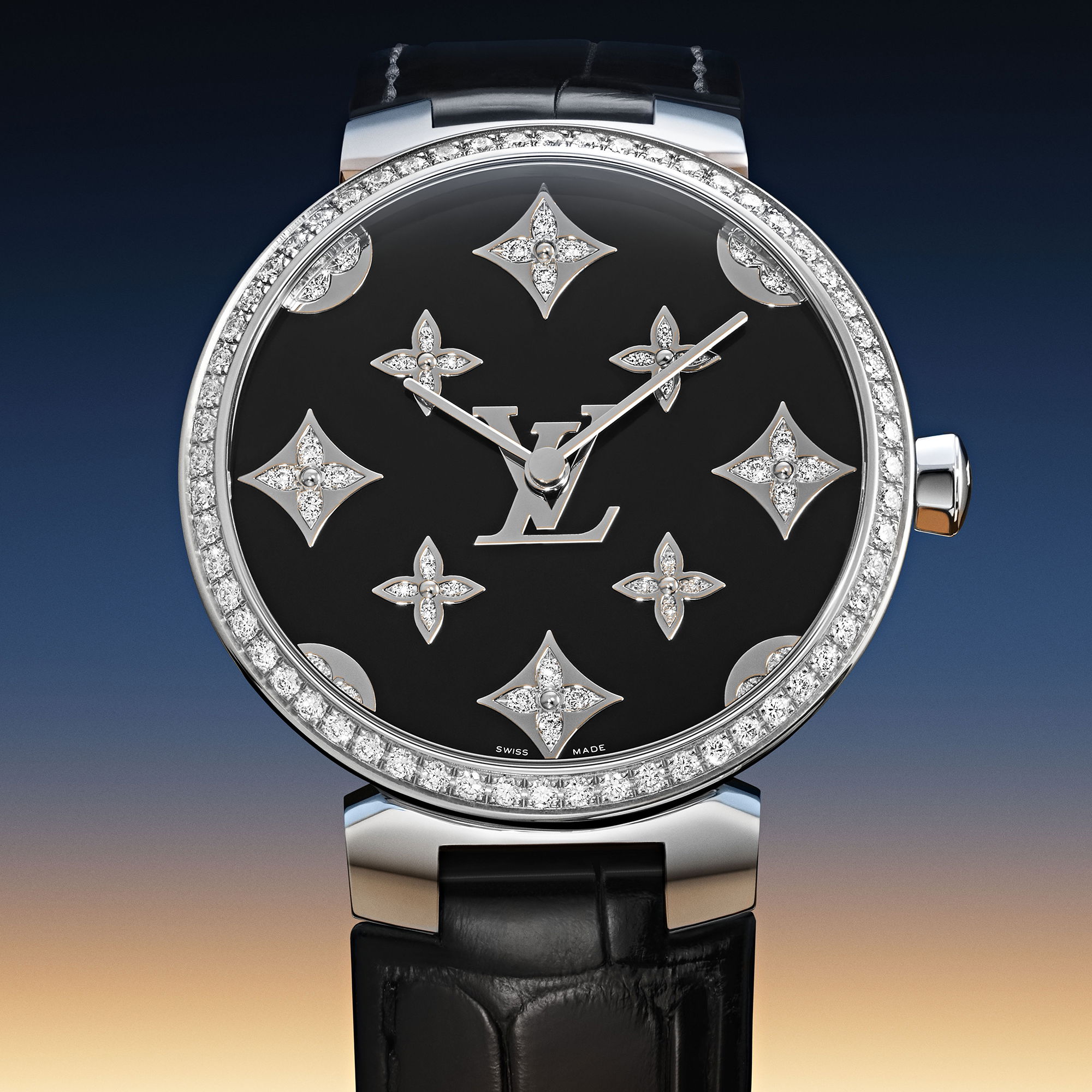 Tambour Slim Monogram Dentelle Black - Image 6