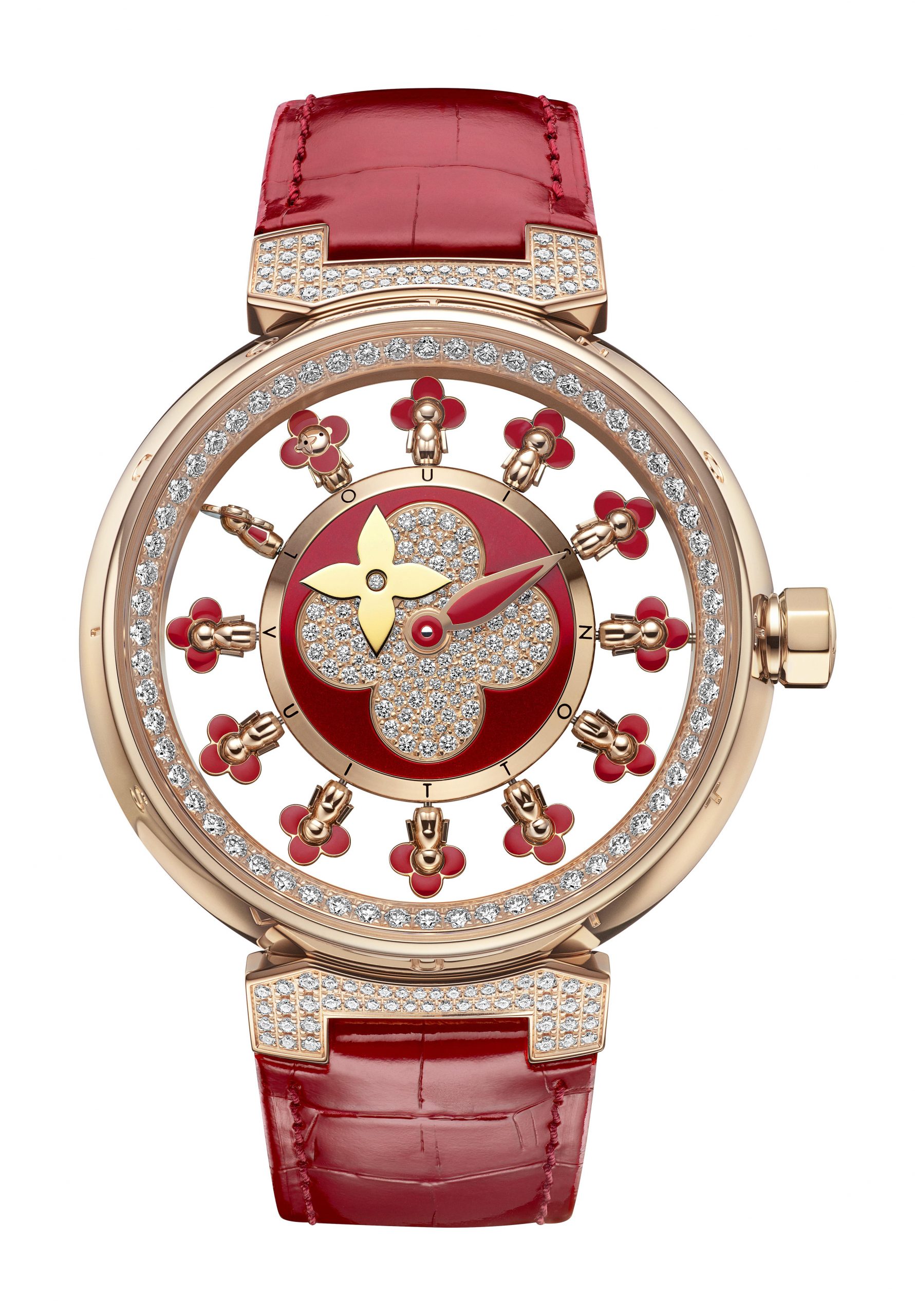 Tambour Spin Time Air Vivienne, Red