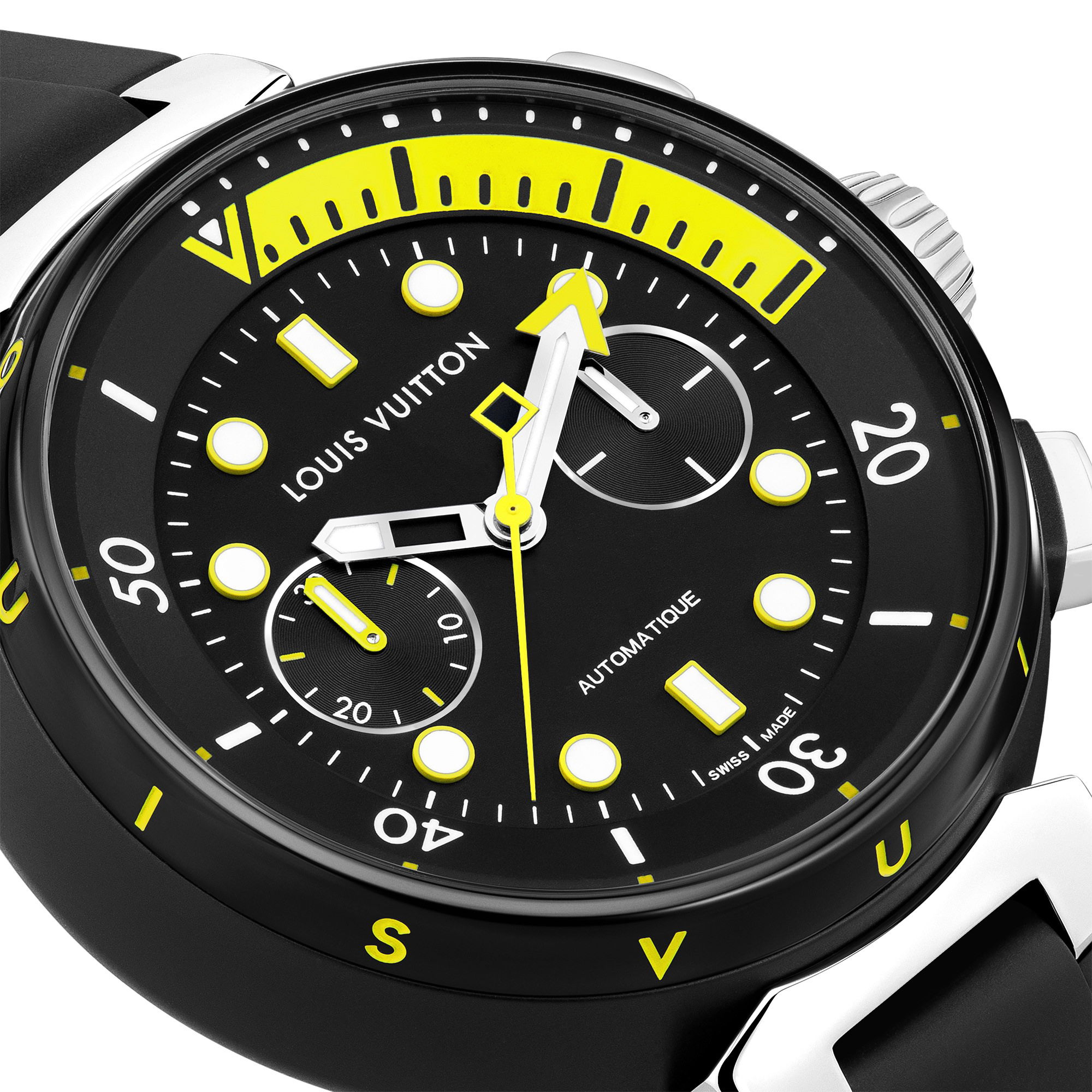 Tambour Street Diver Chronograph Neon Black - Image 5