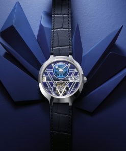 Alternative view of Voyager Flying Tourbillon Poinçon de Genève Plique-à-Jour