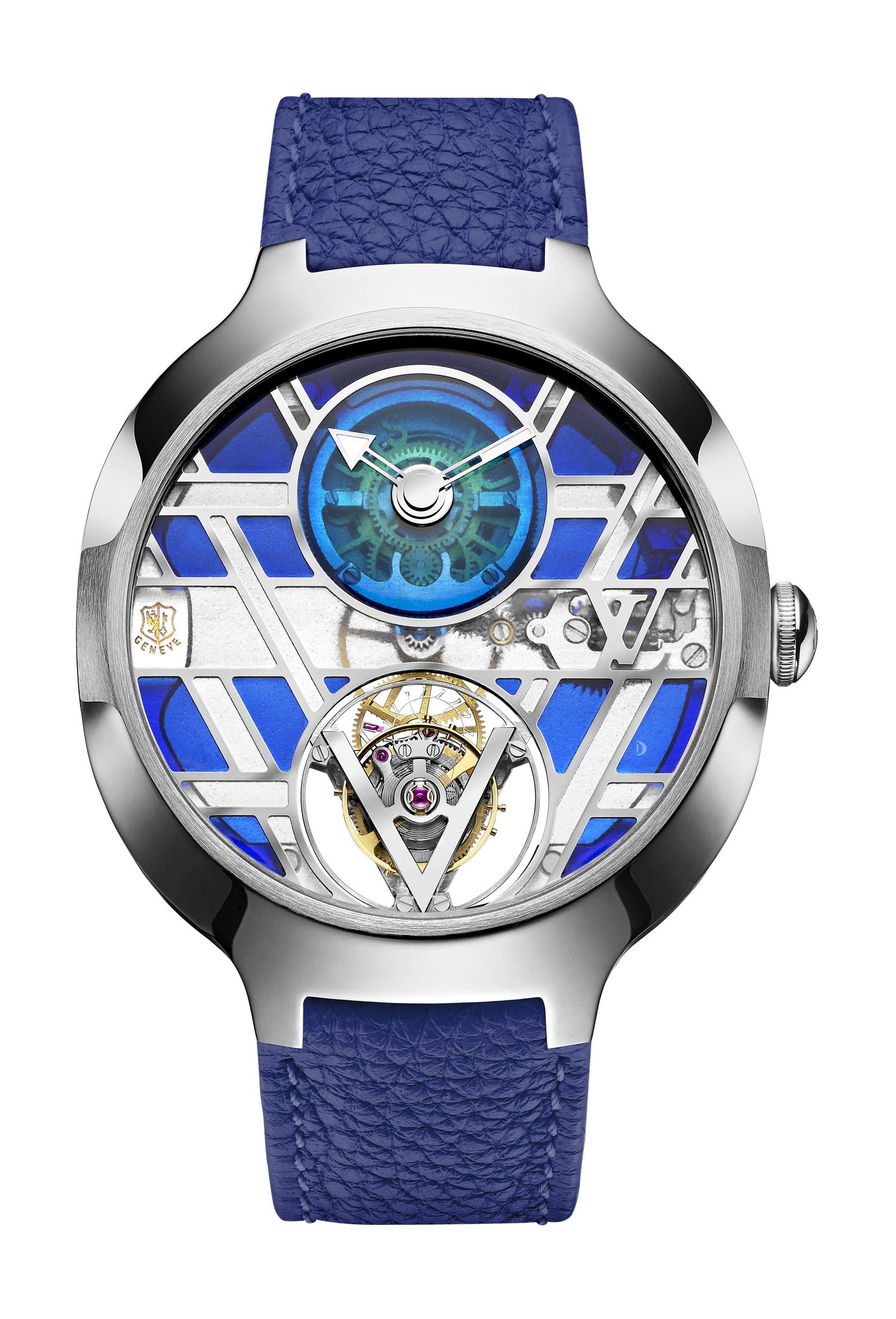 Voyager Flying Tourbillon Poinçon de Genève Plique-à-Jour