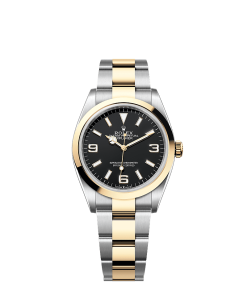 Rolex Explorer 36 36 mm Oystersteel and yellow gold 124273-0001