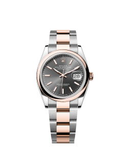 Rolex Datejust 36  36 mm  Oystersteel and Everose gold 126201-0014