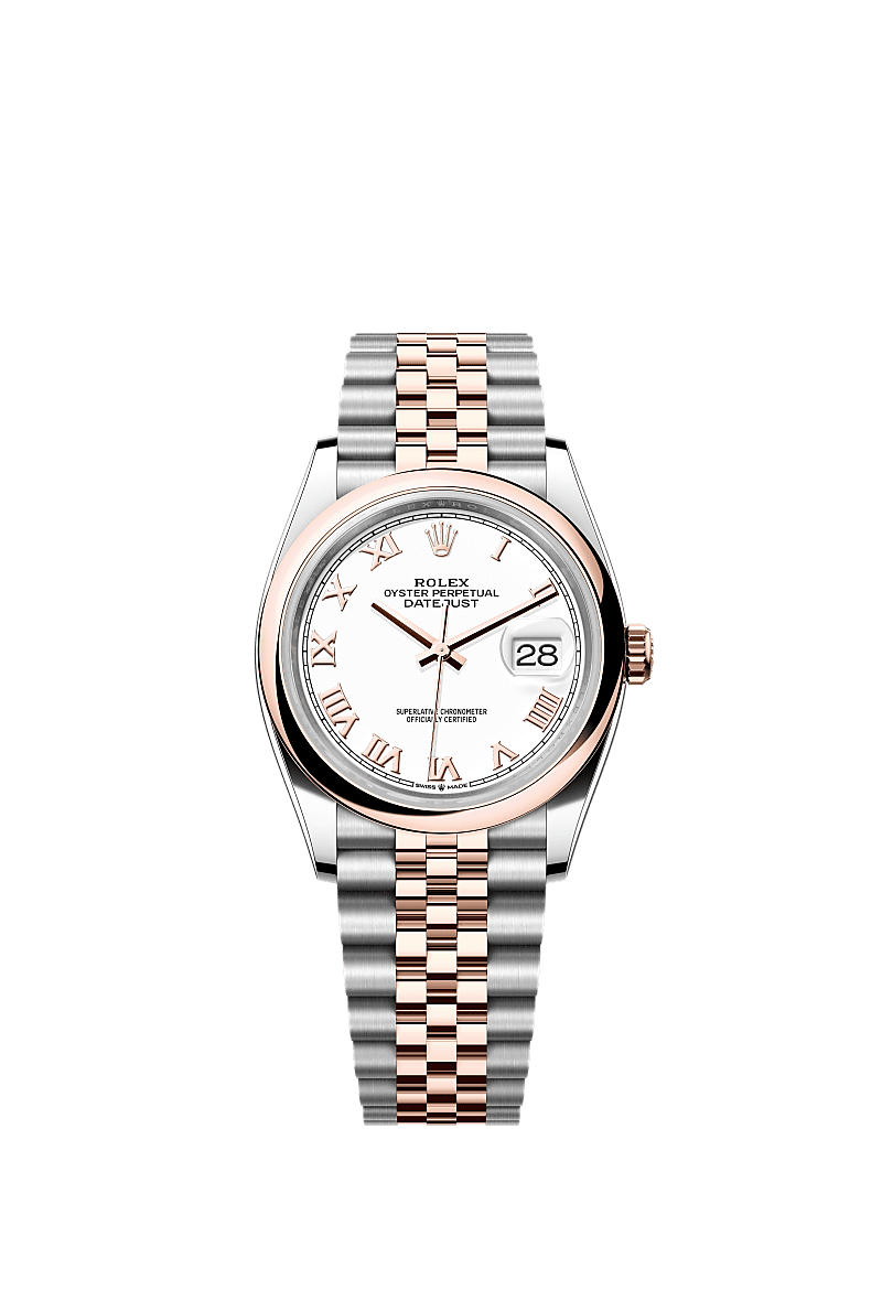 Rolex Datejust 36 36 mm Oystersteel and Everose gold 126201-0015