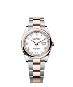 Rolex Datejust 36  36 mm  Oystersteel and Everose gold 126201-0016