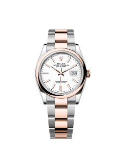 Rolex Datejust 36  36 mm  Oystersteel and Everose gold 126201-0018