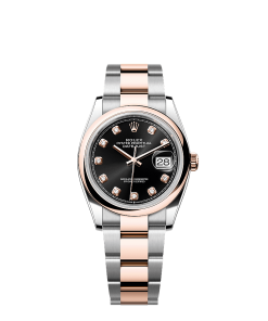 Rolex Datejust 36  36 mm  Oystersteel and Everose gold 126201-0020