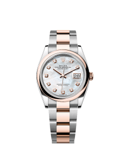 Rolex Datejust 36  36 mm  Oystersteel and Everose gold 126201-0022