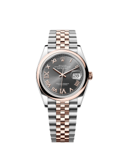 Rolex Datejust 36  36 mm  Oystersteel and Everose gold 126201-0023