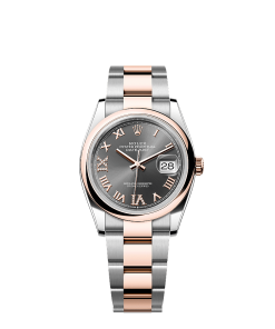 Rolex Datejust 36  36 mm  Oystersteel and Everose gold 126201-0024