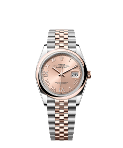 Rolex Datejust 36  36 mm  Oystersteel and Everose gold 126201-0027
