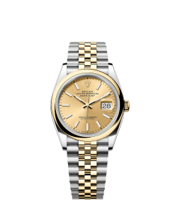 Rolex Datejust 36  36 mm  Oystersteel and yellow gold 126203-0015