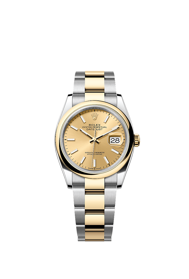 Rolex Datejust 36 36 mm Oystersteel and yellow gold 126203-0016