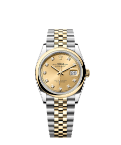 Rolex Datejust 36  36 mm  Oystersteel and yellow gold 126203-0017