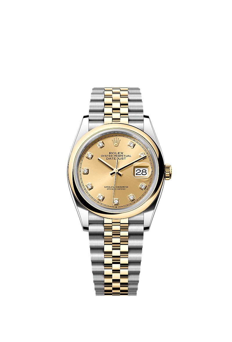 Rolex Datejust 36 36 mm Oystersteel and yellow gold 126203-0017