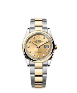 Rolex Datejust 36  36 mm  Oystersteel and yellow gold 126203-0018