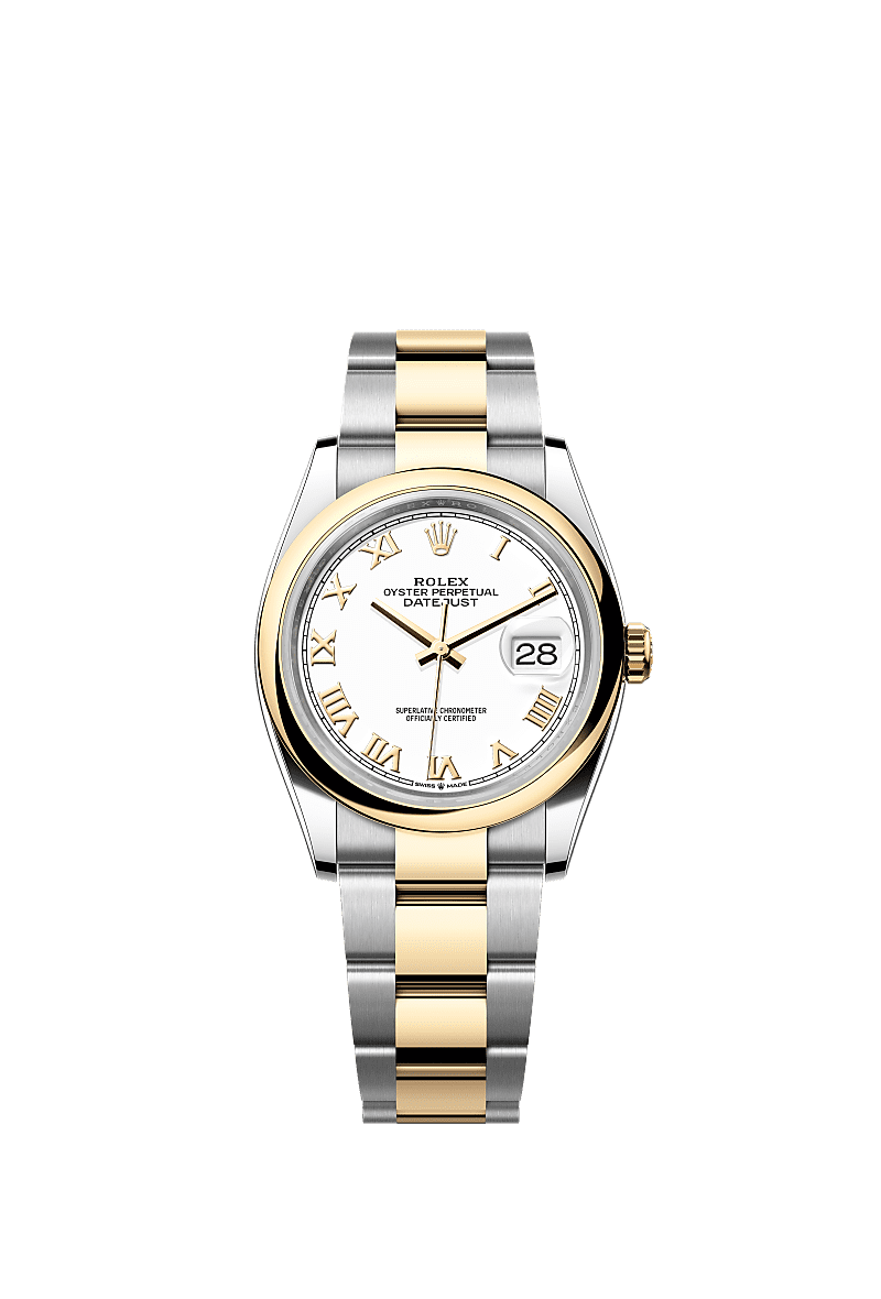 Rolex Datejust 36 36 mm Oystersteel and yellow gold 126203-0030