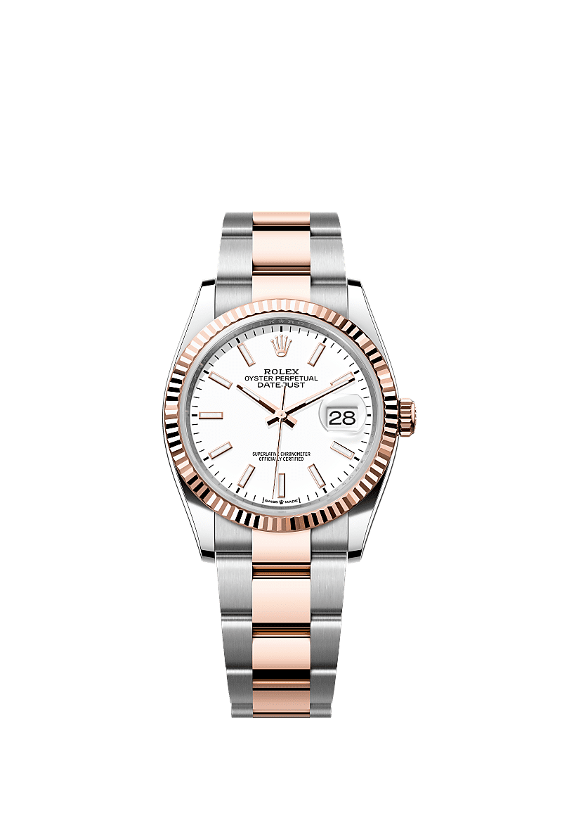 Rolex Datejust 36 36 mm Oystersteel and Everose gold 126231-0018